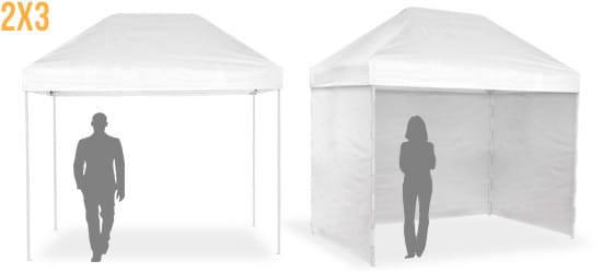 Carpa plegable Basic de 2x3 m