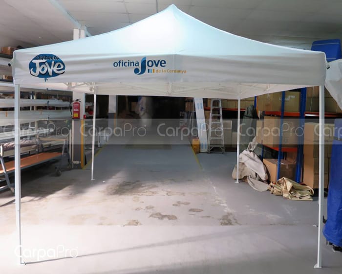 Carpas plegables CarpaPro® Basic HEX40 fabricadas en aluminio o acero